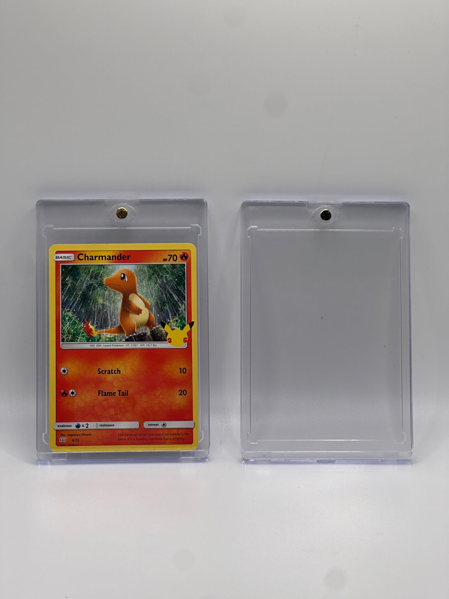UV Clear Card Holder with Magnetic Closure for Trading Cards