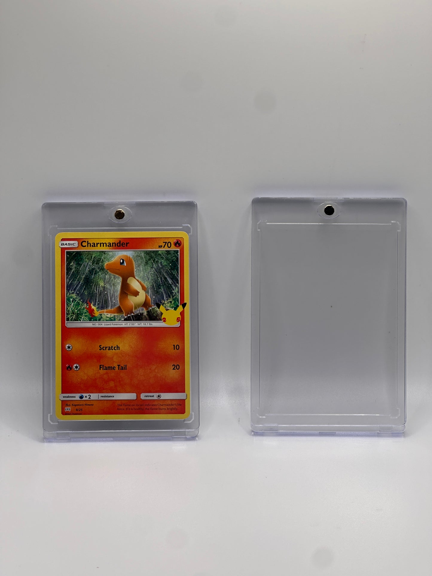 UV Clear Card Holder with Magnetic Closure for Trading Cards