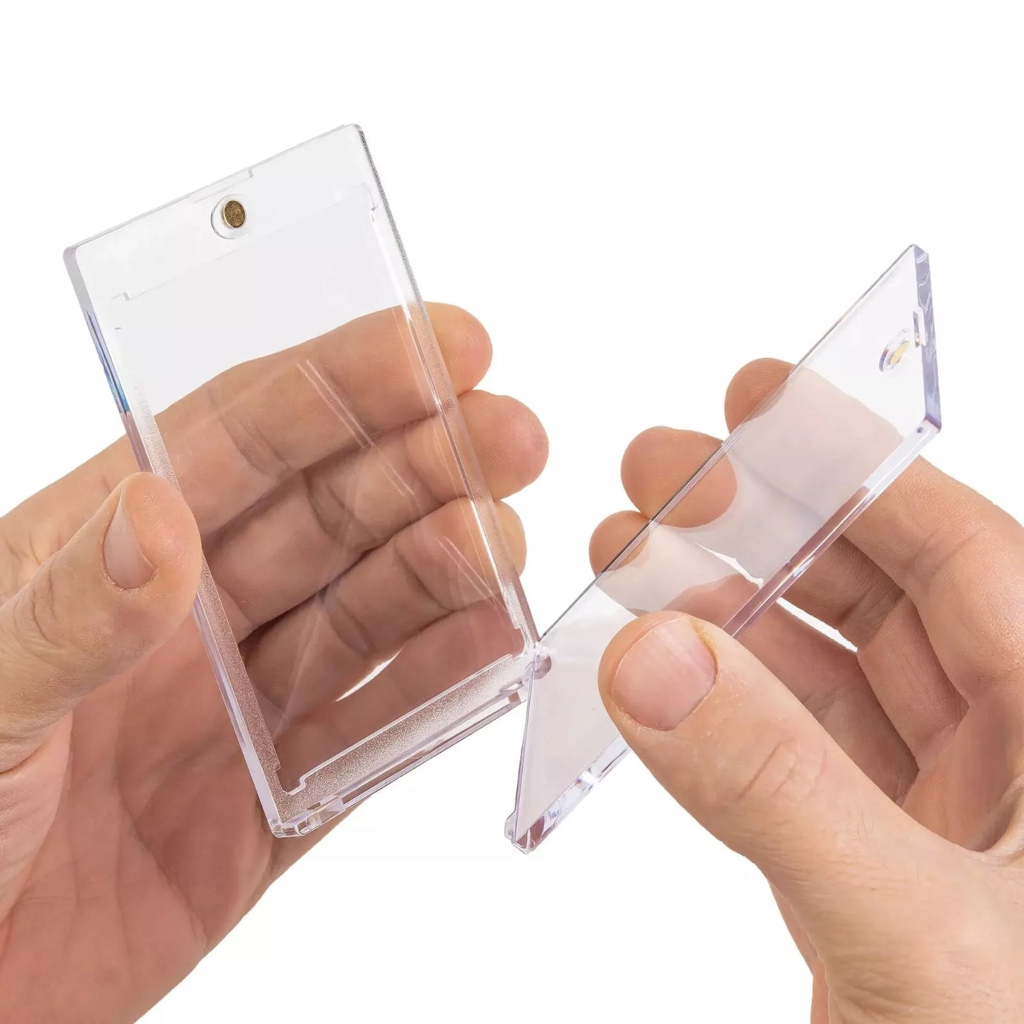 UV Clear Card Holder with Magnetic Closure for Trading Cards