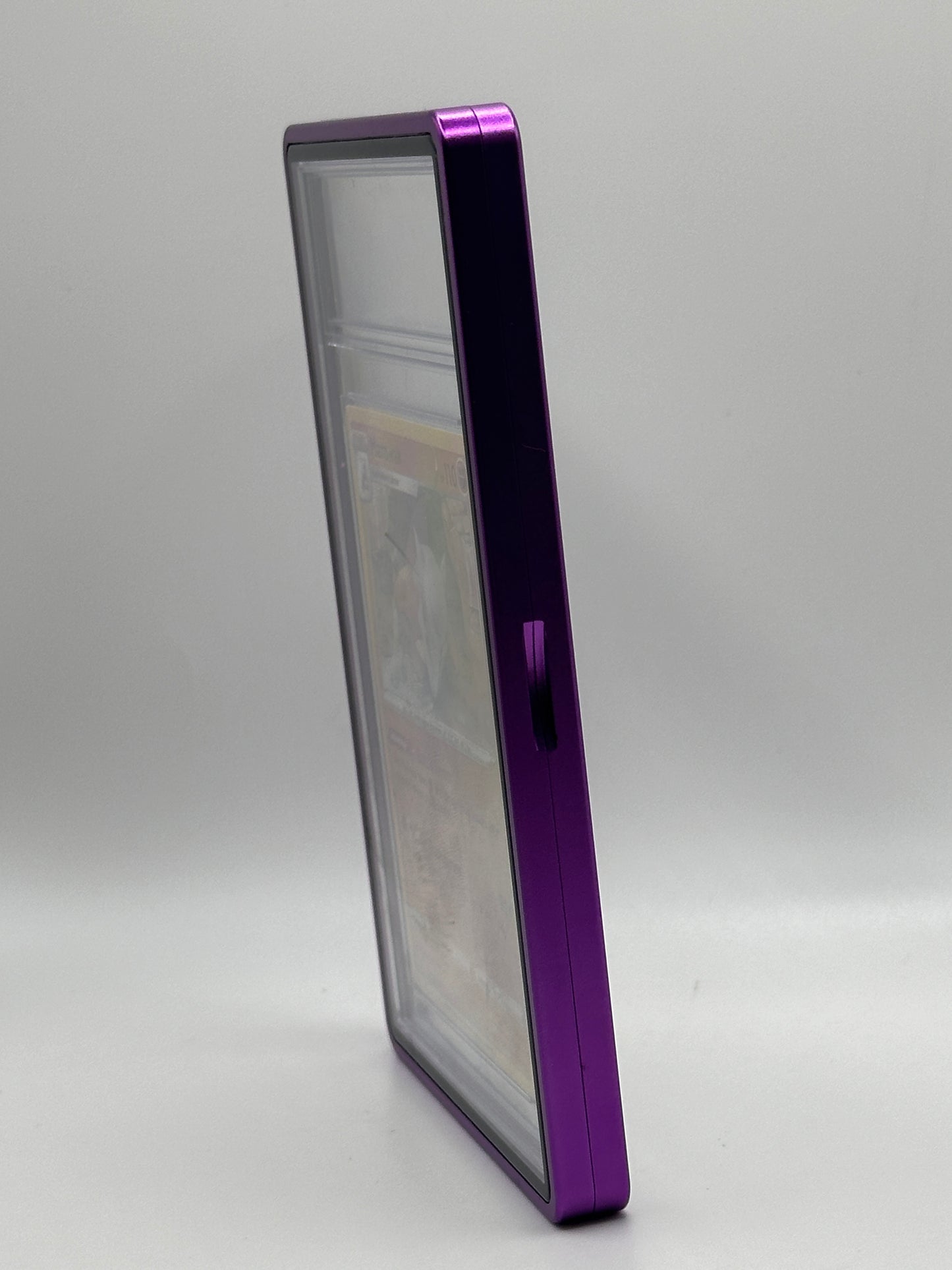 Purple PSA CGC Magnetic Metal Case for Graded Sport Pokemon TCG Card