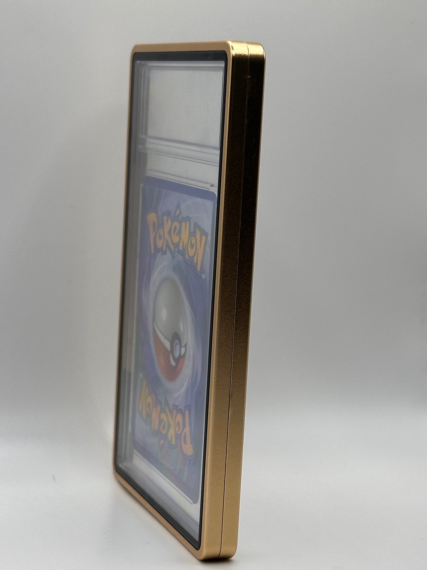 Goldenes magnetisches CGC-Metallgehäuse für Graded Sport Pokemon TCG-Karte