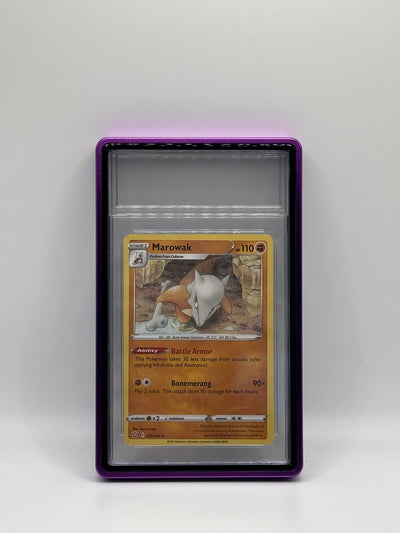 Estuche metálico magnético PSA CGC morado para cartas de TCG de Pokémon de nivel deportivo