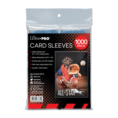 Ultra Pro Standard Soft  Penny Sleeves 1000pk