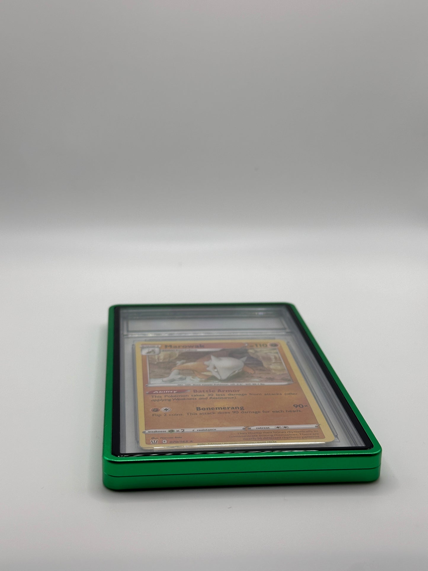 Green PSA CGC Magnetic Metal Case for Graded Sport Pokemon TCG Card