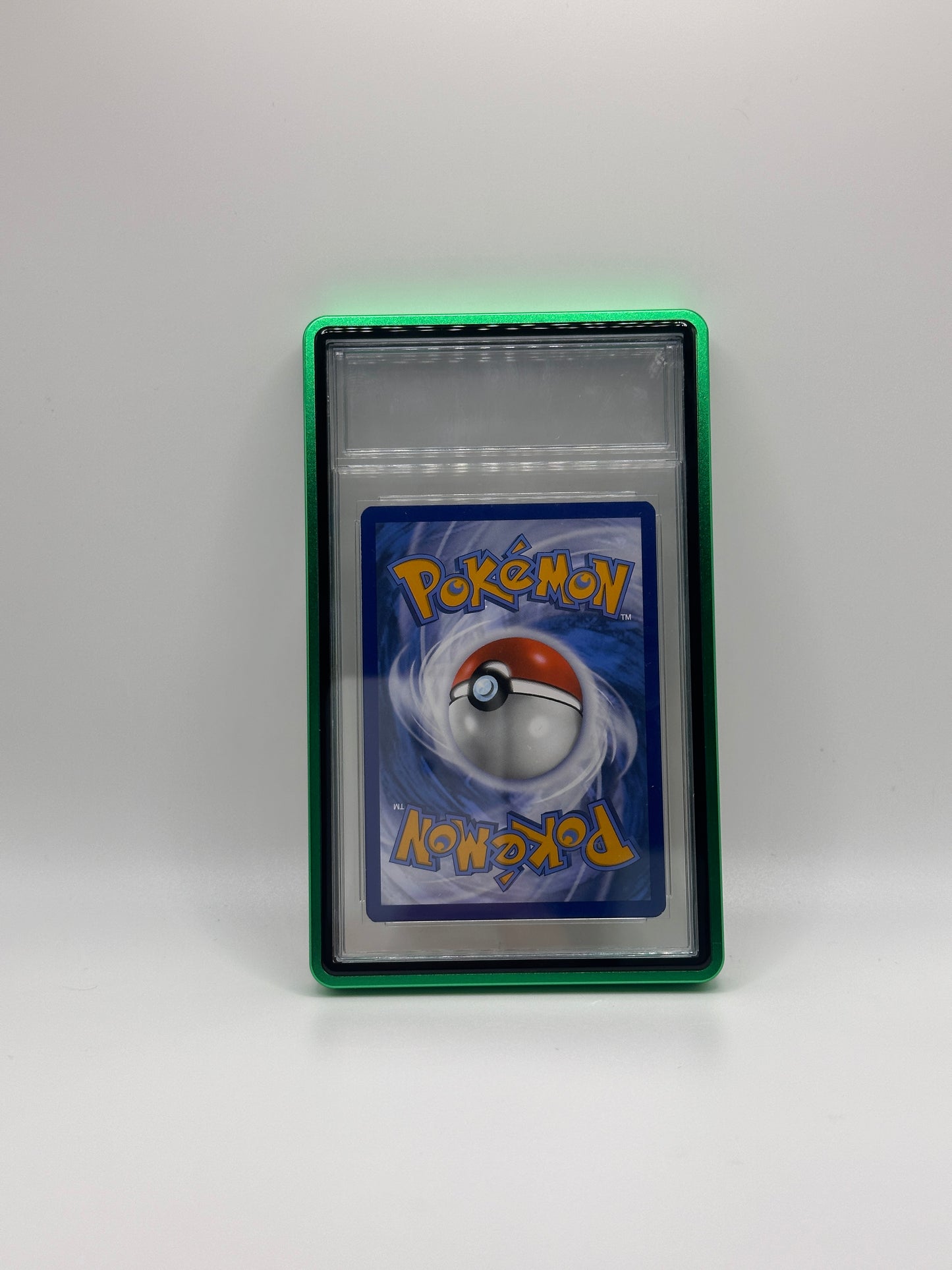 Estuche magnético de metal PSA CGC verde para cartas de TCG de Pokémon de nivel deportivo