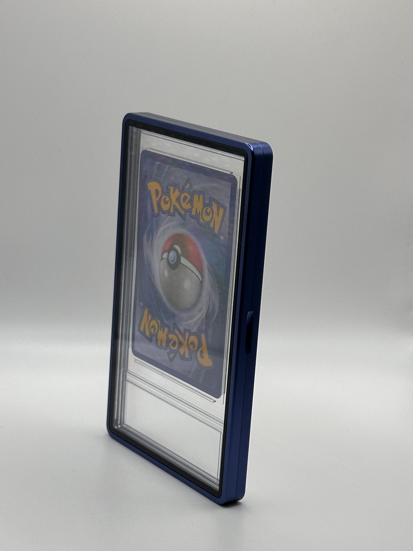 Blue PSA CGC Magnetic Metal Case for Graded Sport Pokemon TCG Card