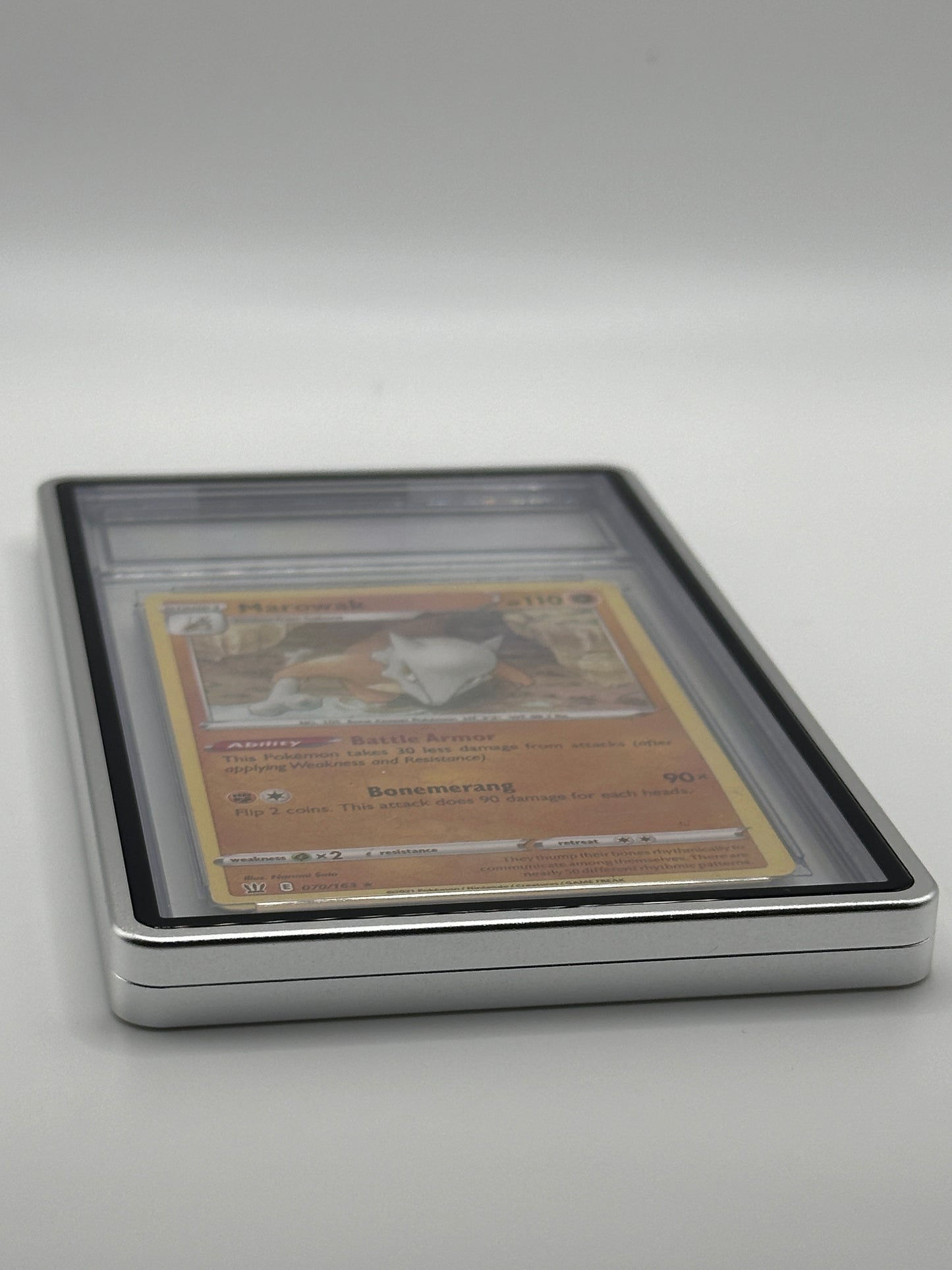 Silbernes CGC-Magnetmetallgehäuse für Graded Sport Pokemon TCG-Karte