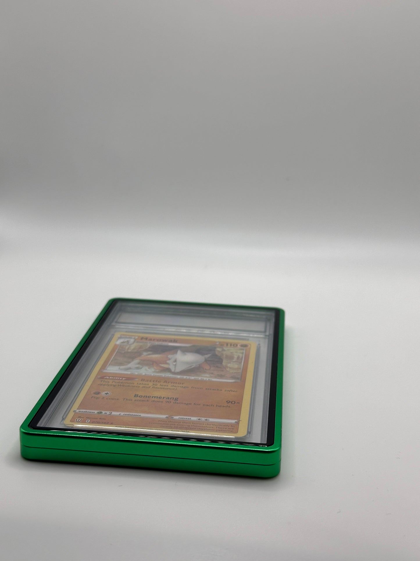 Green PSA CGC Magnetic Metal Case for Graded Sport Pokemon TCG Card