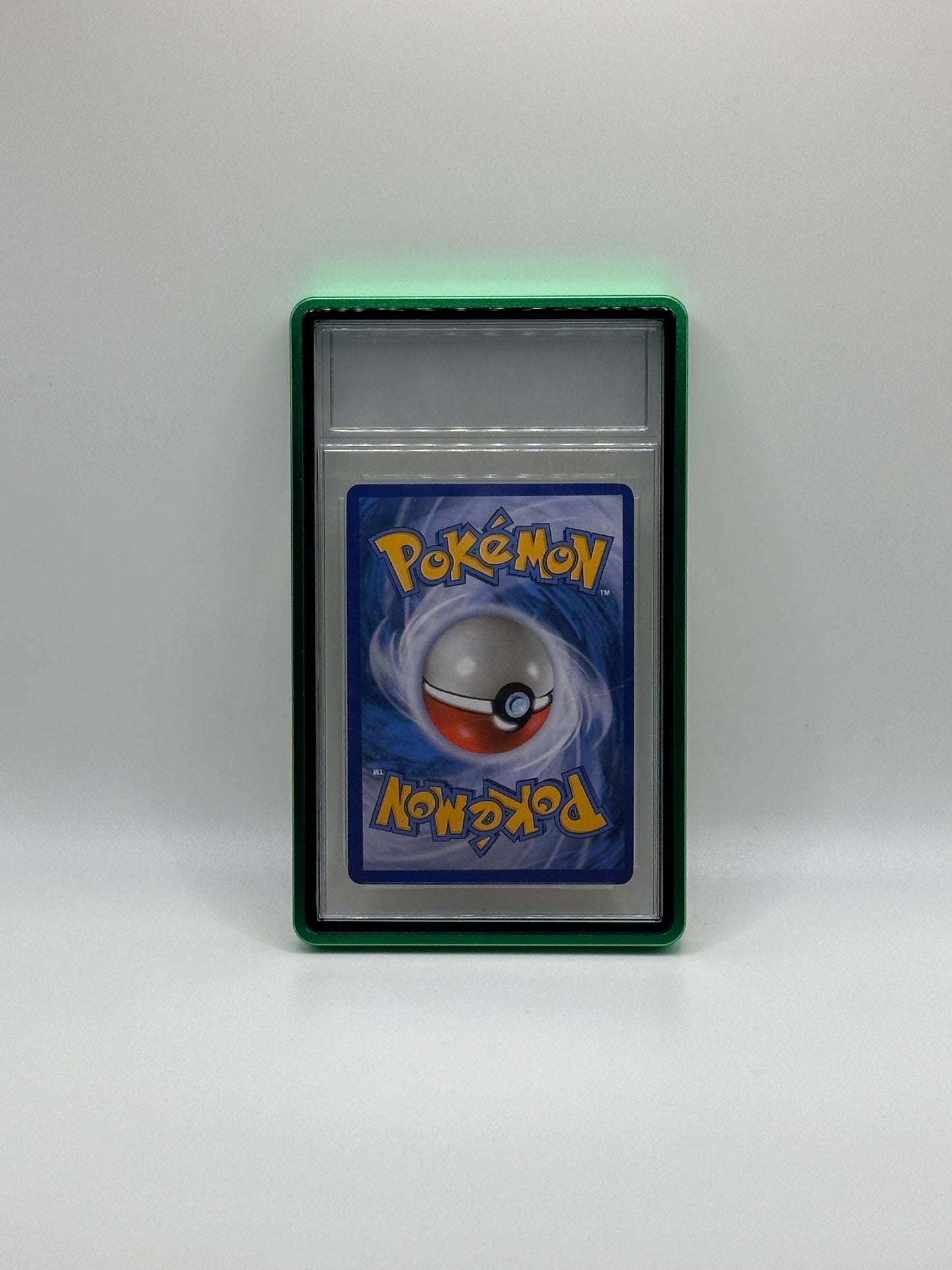 Green PSA CGC Magnetic Metal Case for Graded Sport Pokemon TCG Card