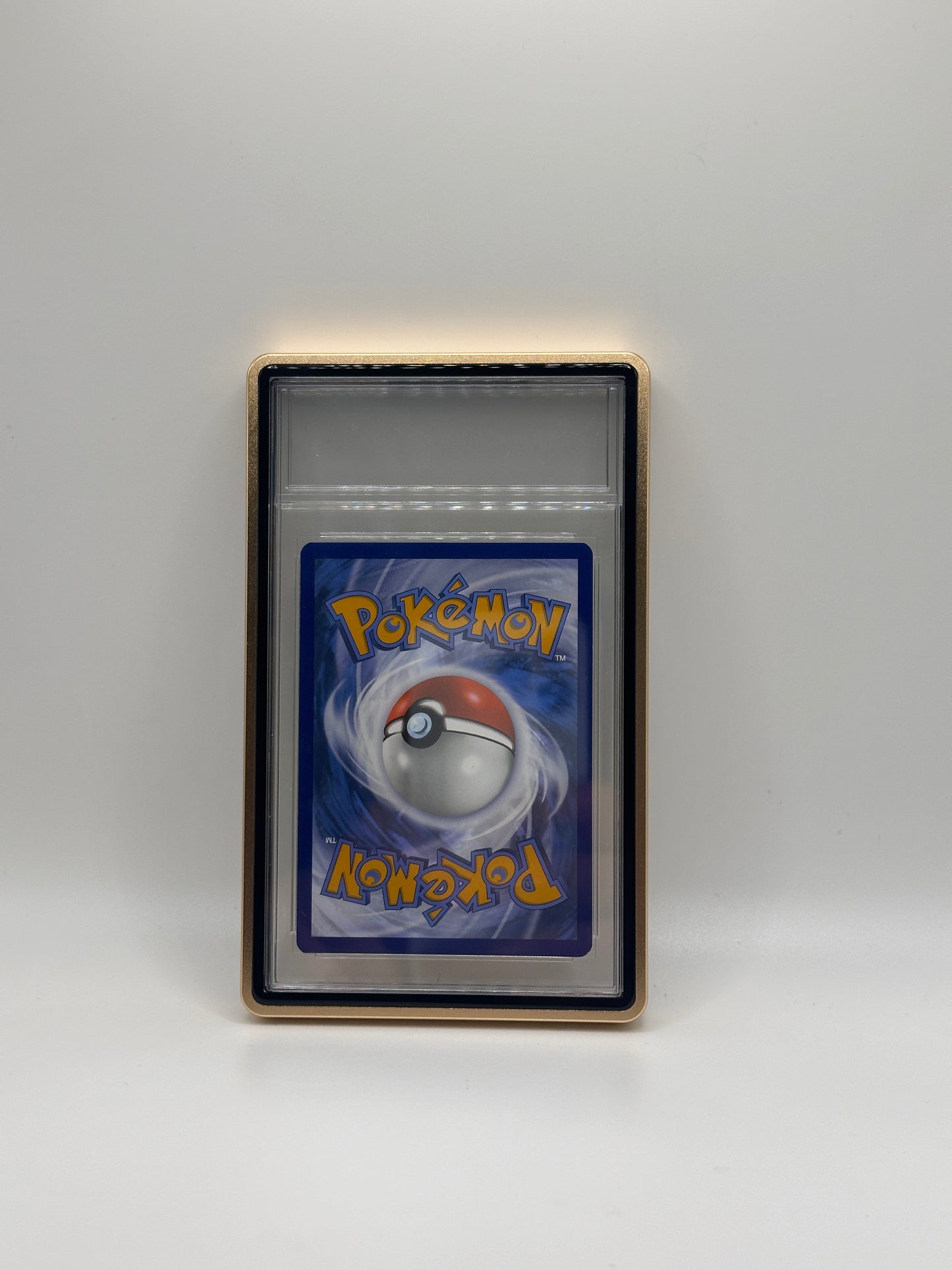 Goldenes magnetisches CGC-Metallgehäuse für Graded Sport Pokemon TCG-Karte