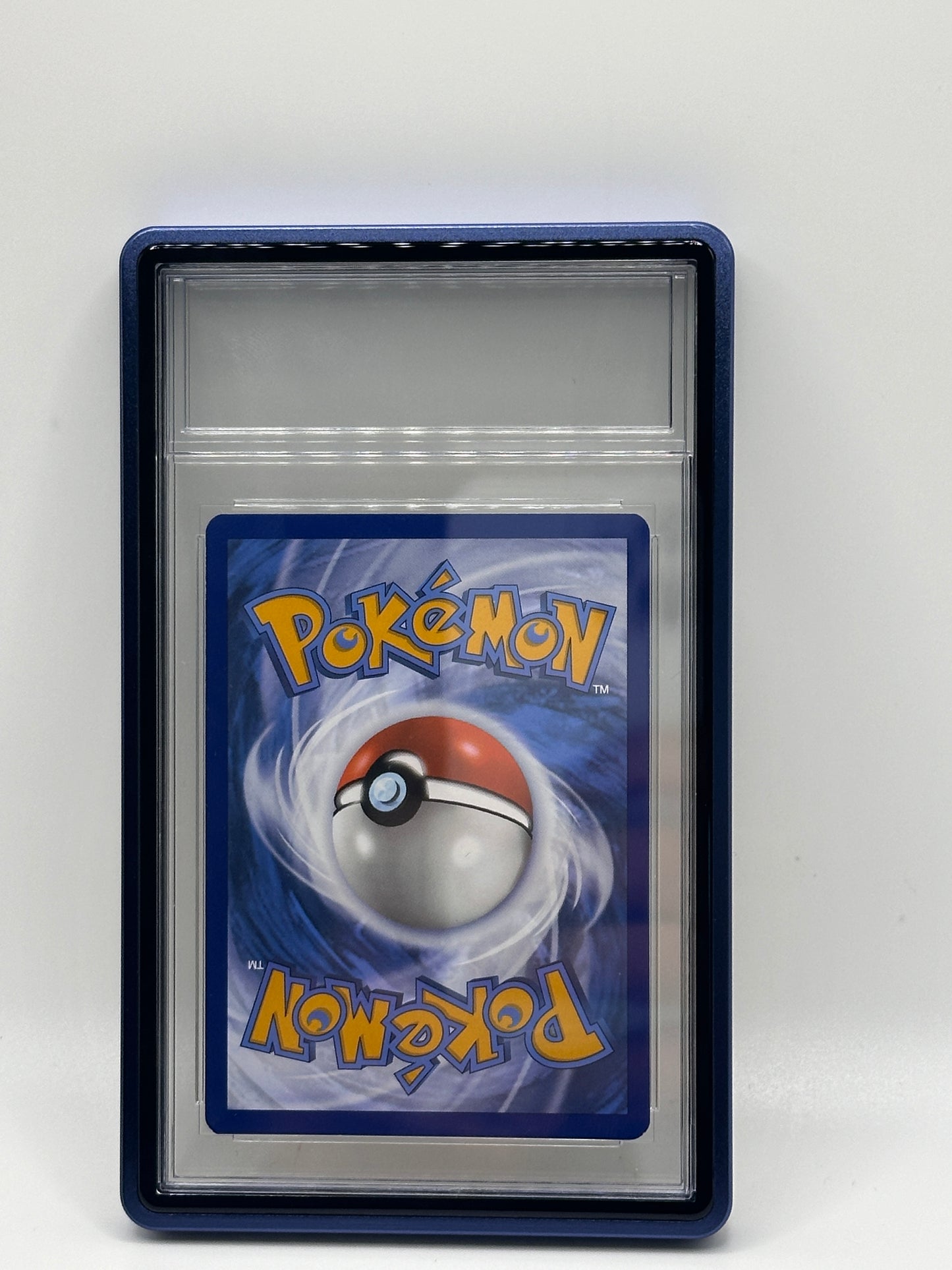 Blue PSA CGC Magnetic Metal Case for Graded Sport Pokemon TCG Card