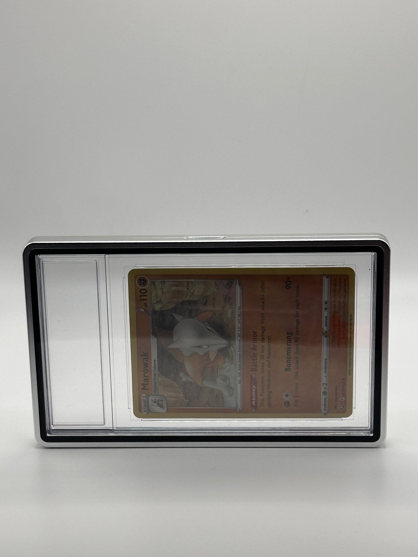 Silbernes CGC-Magnetmetallgehäuse für Graded Sport Pokemon TCG-Karte