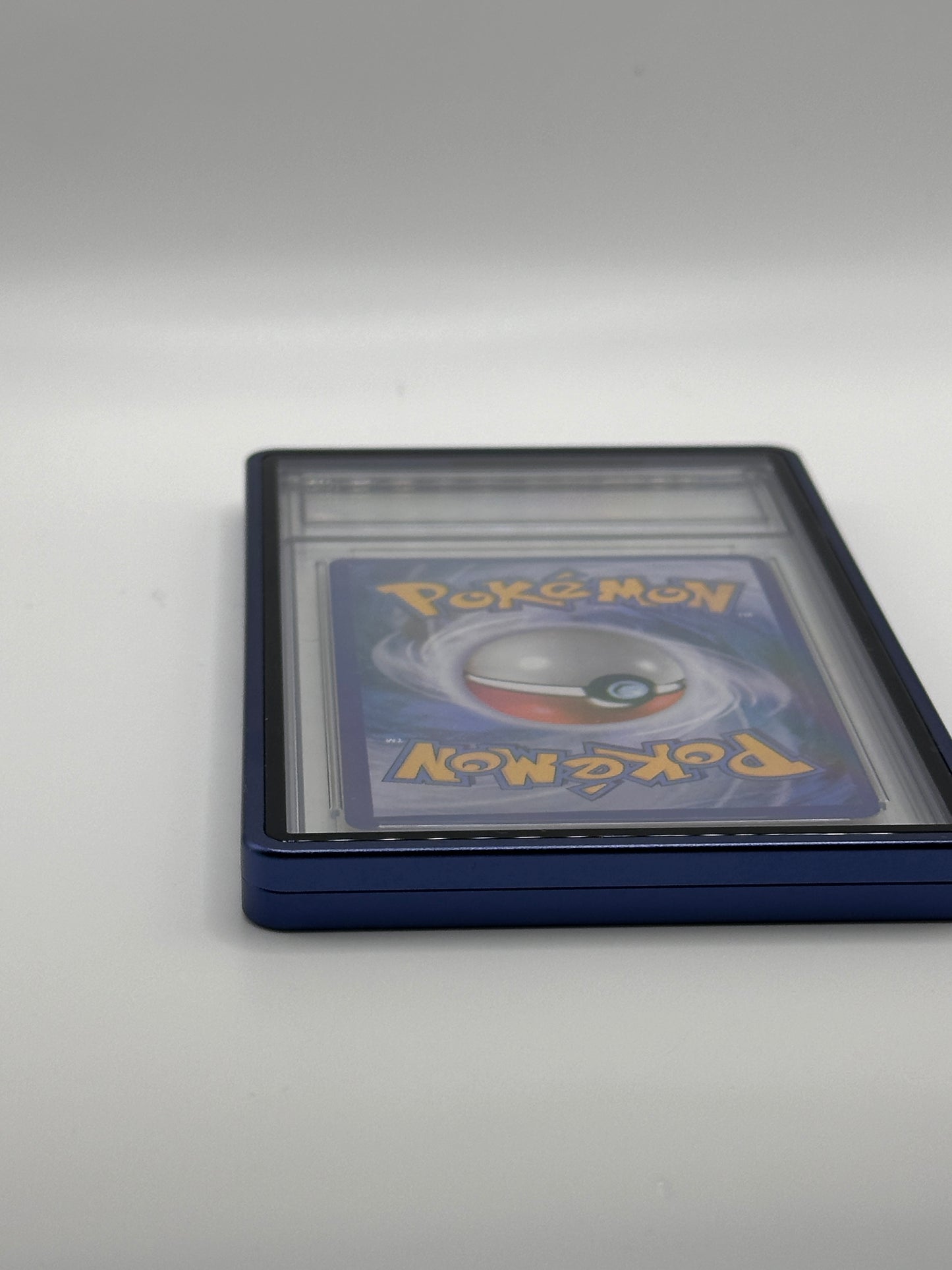 Blue PSA CGC Magnetic Metal Case for Graded Sport Pokemon TCG Card