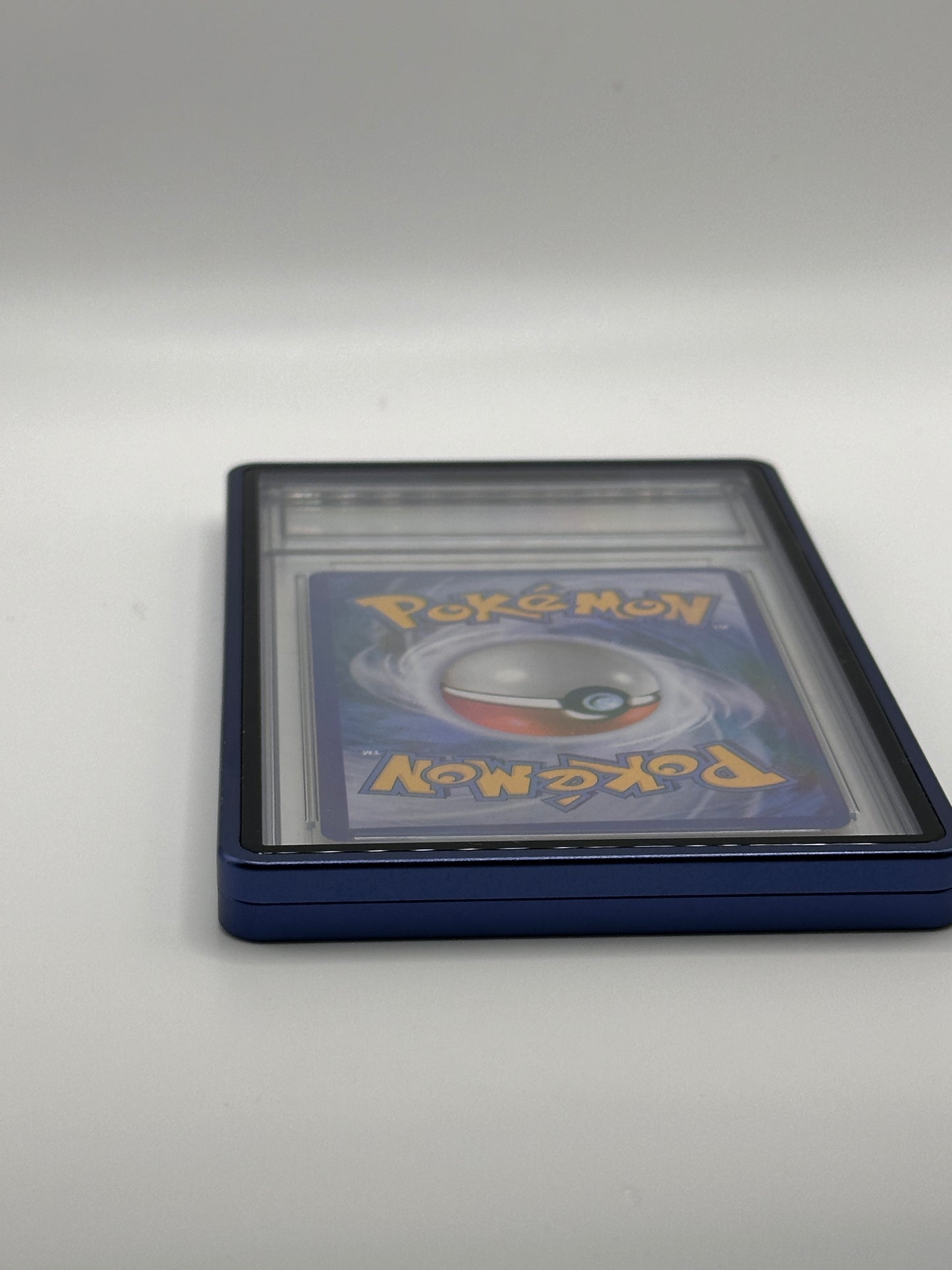 Blue PSA CGC Magnetic Metal Case for Graded Sport Pokemon TCG Card