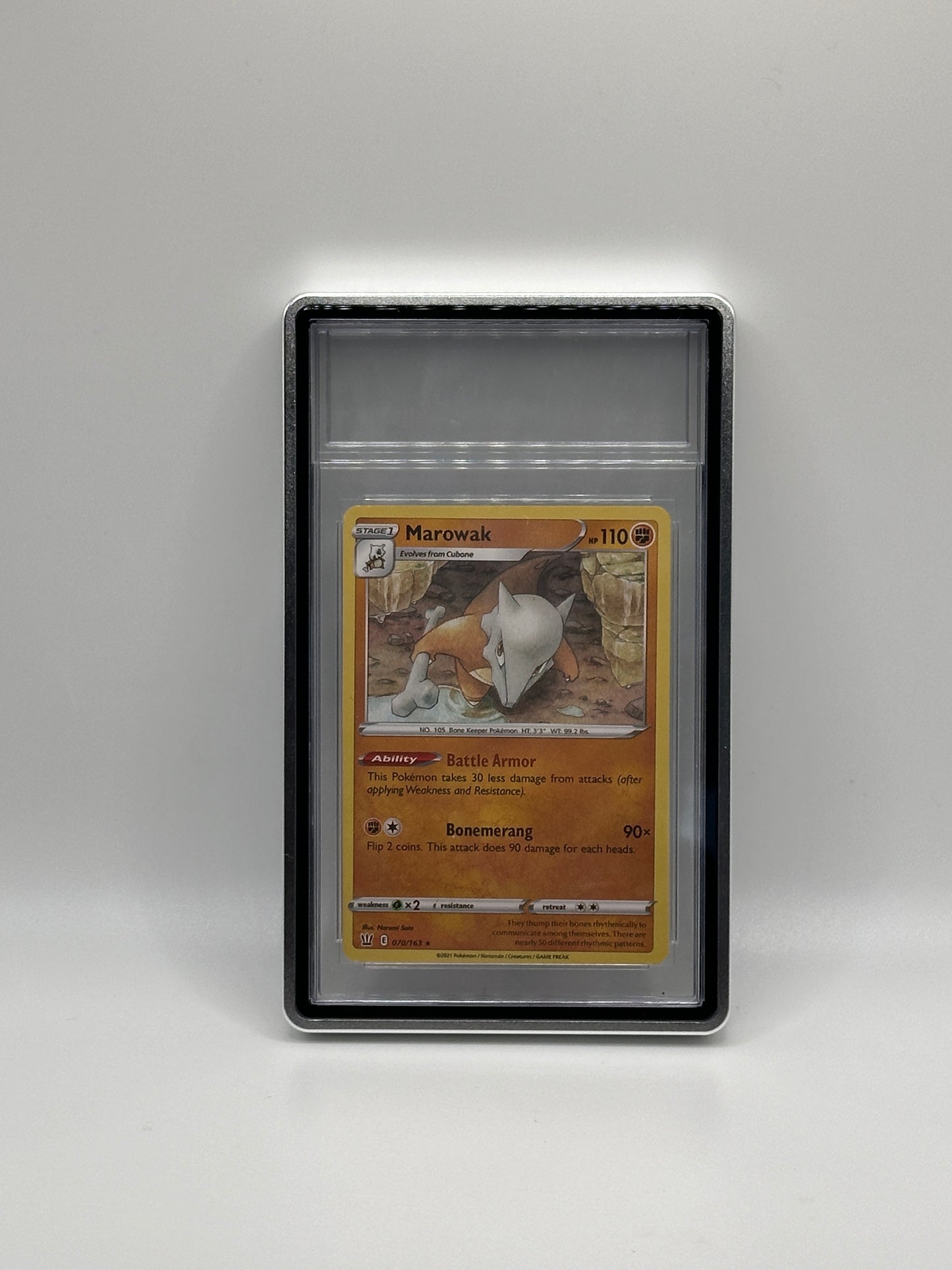 Silbernes CGC-Magnetmetallgehäuse für Graded Sport Pokemon TCG-Karte