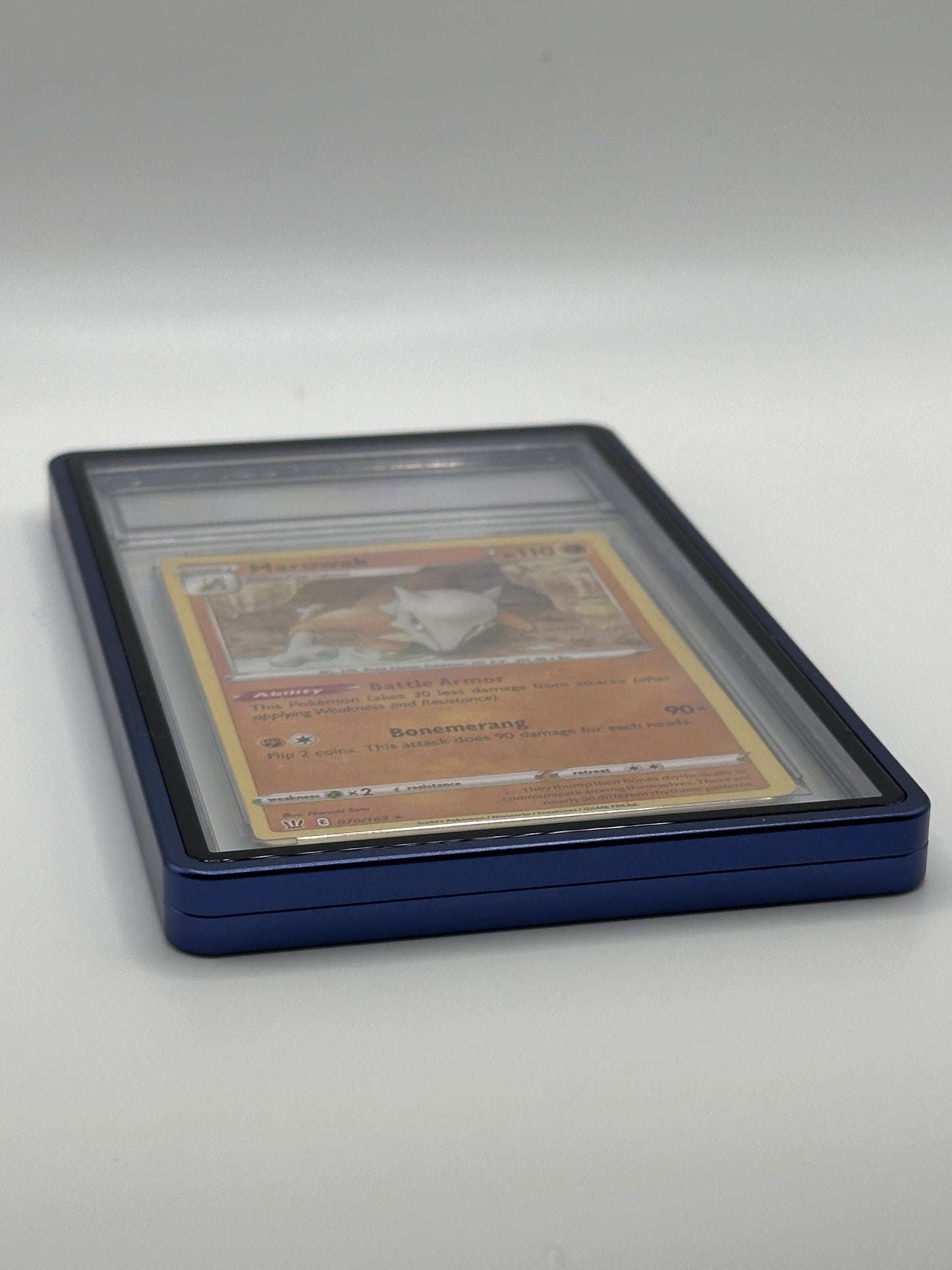 Blue PSA CGC Magnetic Metal Case for Graded Sport Pokemon TCG Card