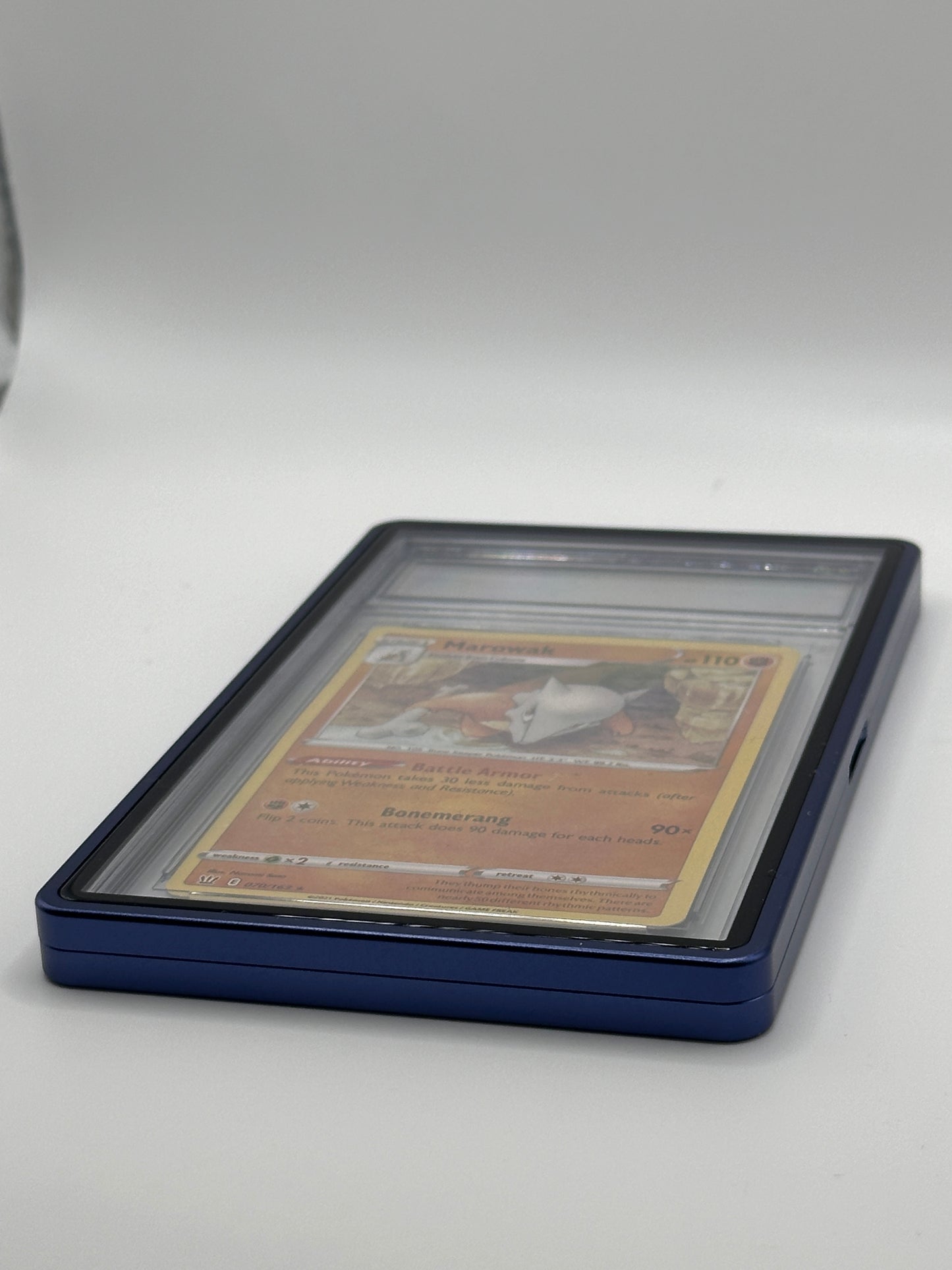 Blue PSA CGC Magnetic Metal Case for Graded Sport Pokemon TCG Card