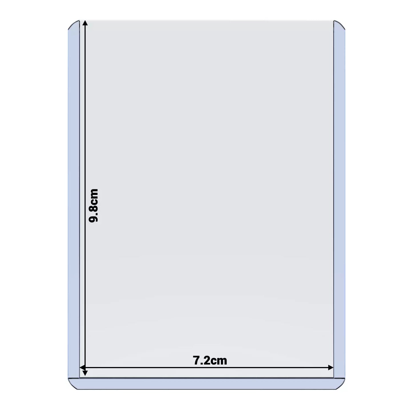 Karten-Toploader, normal, 35pt, 3 x 4 Zoll, 30er-Pack